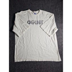 G-Unit Tools Of The Trade Rhinestone Logo T-Shirt Men's Size XL White